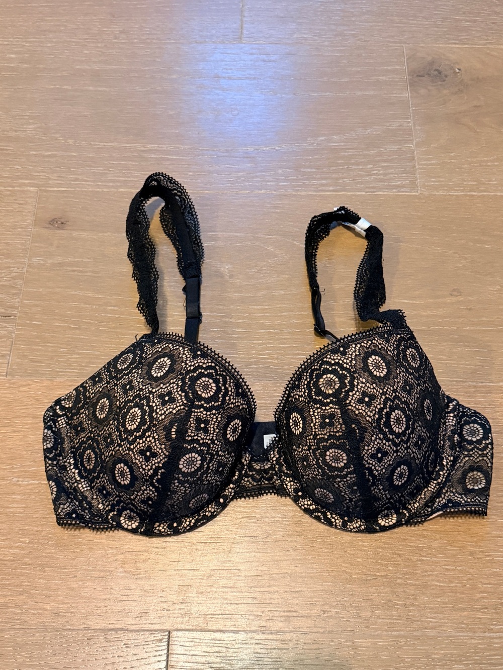 NWT Aerie Demi Black Lace Bra | 34C